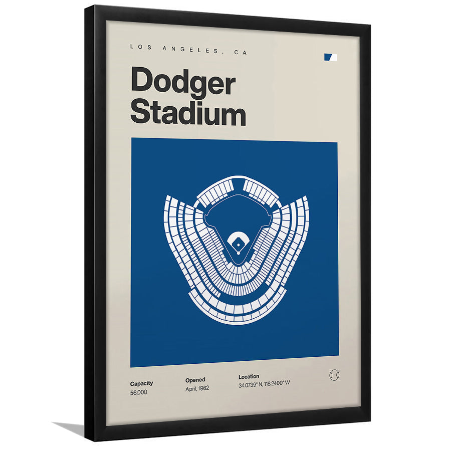 LA Dodgers Stadium Print, Los Angeles Dodger Stadium Print, Gifts for him, Sport Art, Framed Art Print Wall Decor