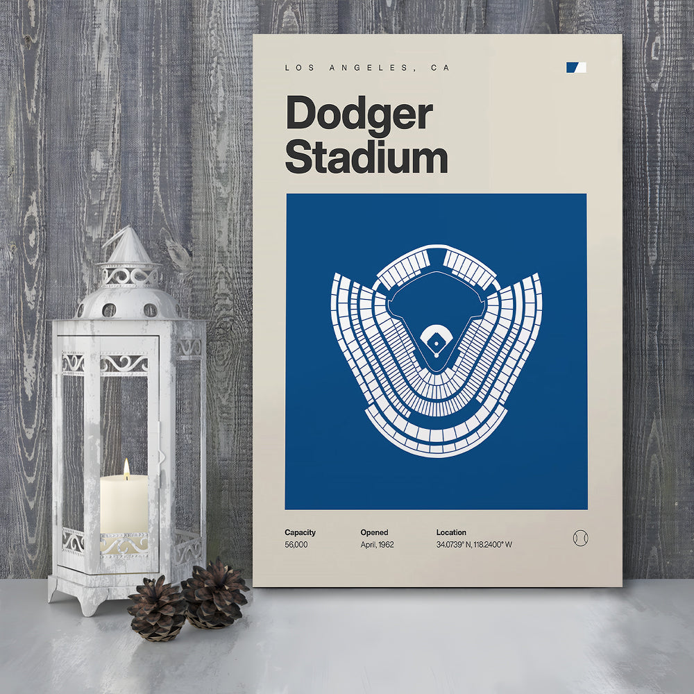 LA Dodgers Stadium Print, Los Angeles Dodger Stadium Print, Fan Gifts, Sport Art, Canvas Print Wall Art