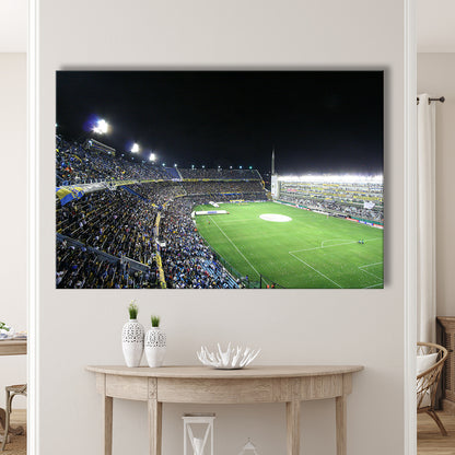 La Bombonera, Stadium Canvas, Sport Art, Gift for him, Man Cave Decor, Art Print, Canvas Print Wall Art