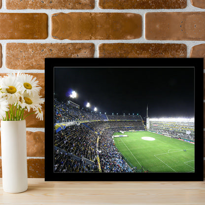 La Bombonera, Stadium Canvas, Sport Art, Gift for him, Framed Art Print Wall Decor, Picture Framed