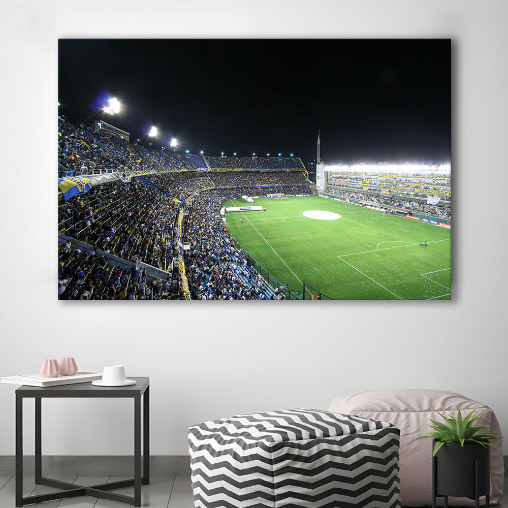 La Bombonera, Stadium Canvas, Sport Art, Gift for him, Man Cave Decor, Art Print, Canvas Print Wall Art