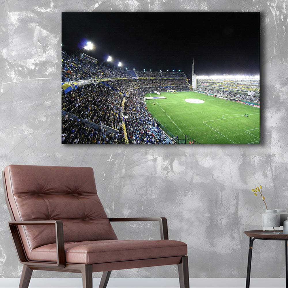 La Bombonera, Stadium Canvas, Sport Art, Gift for him, Man Cave Decor, Art Print, Canvas Print Wall Art