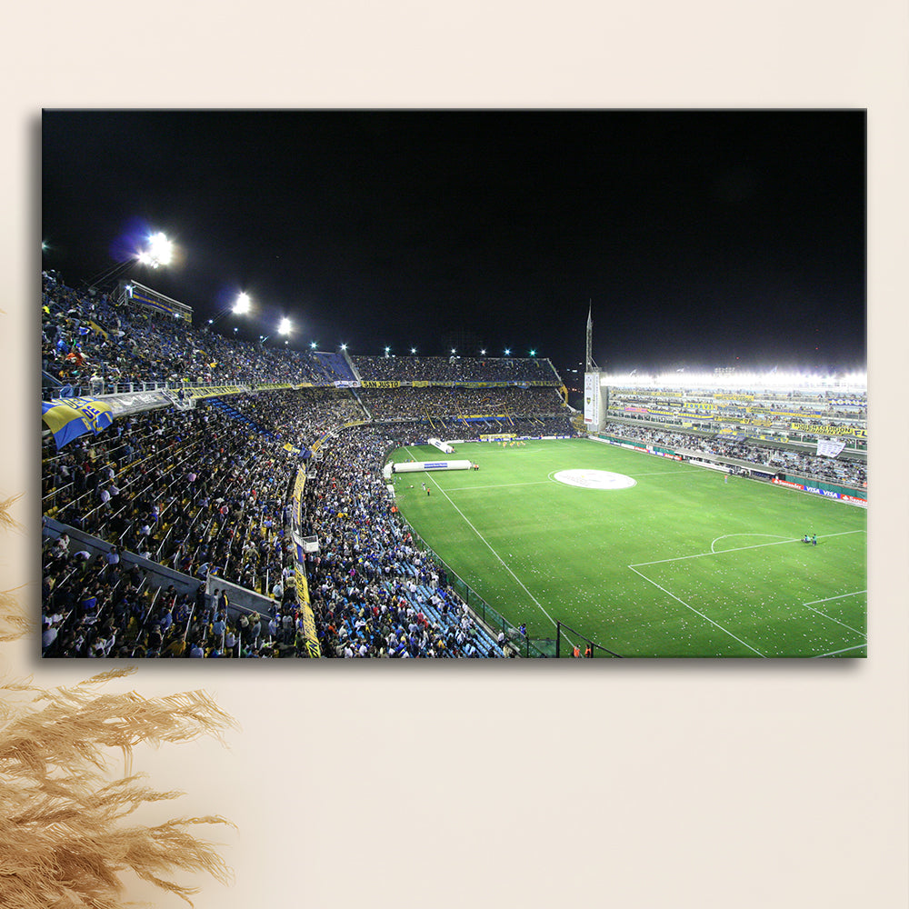 La Bombonera, Stadium Canvas, Sport Art, Gift for him, Man Cave Decor, Art Print, Canvas Print Wall Art