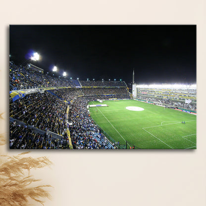 La Bombonera, Stadium Canvas, Sport Art, Gift for him, Man Cave Decor, Art Print, Canvas Print Wall Art