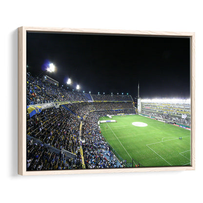 La Bombonera, Stadium Canvas, Sport Art, Framed Canvas Print Wall Art, Floating Frame