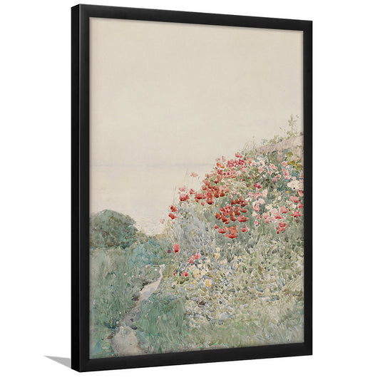 Landscape Painting Neutral Framed Art Print Wall Decor, Watercolor Paintings Vintage Botanical Prints