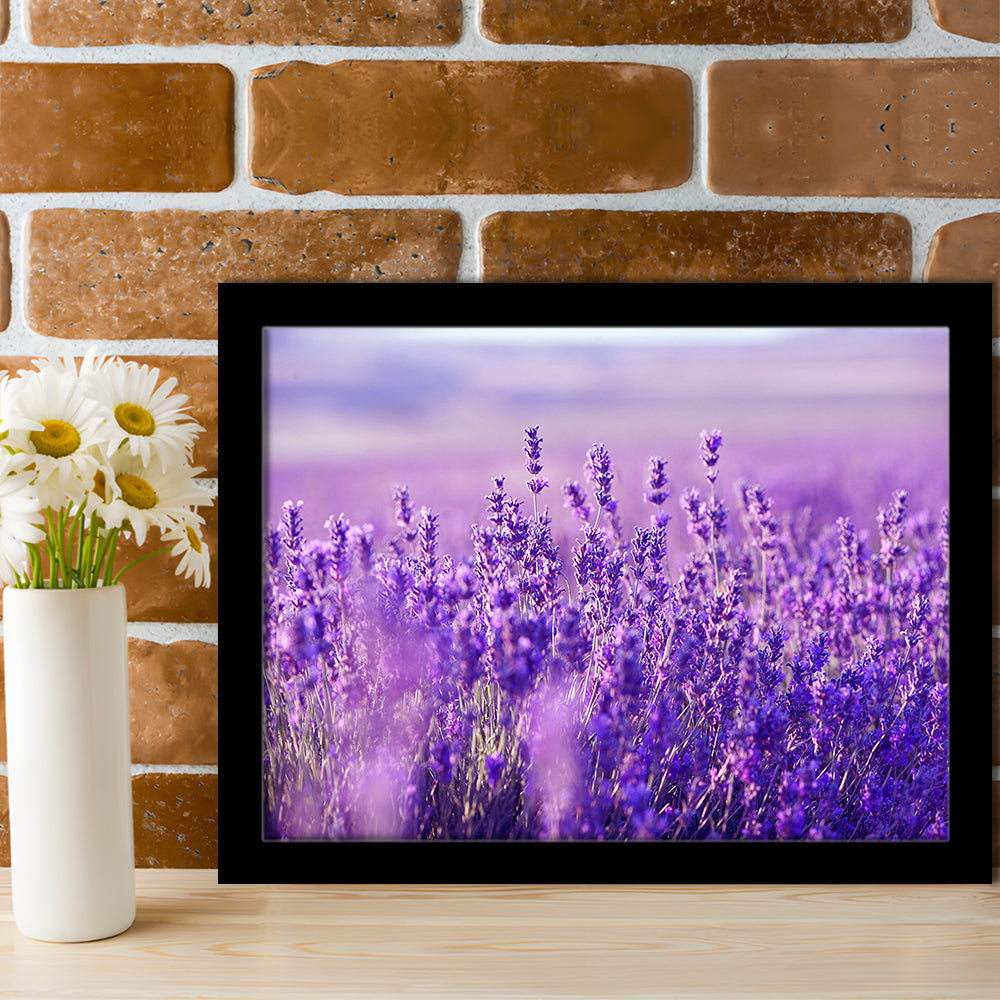 Lavender Field Art Prints, Lavender Art Wall Art, Natural Wall Art Natural Wall Decor, Framed Art Print, Picture Framed
