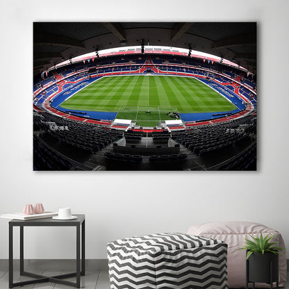 Le Parc des Princes stadium, Stadium Canvas, Sport Art, Gift for him, Man Cave Decor, Art Print, Canvas Print Wall Art