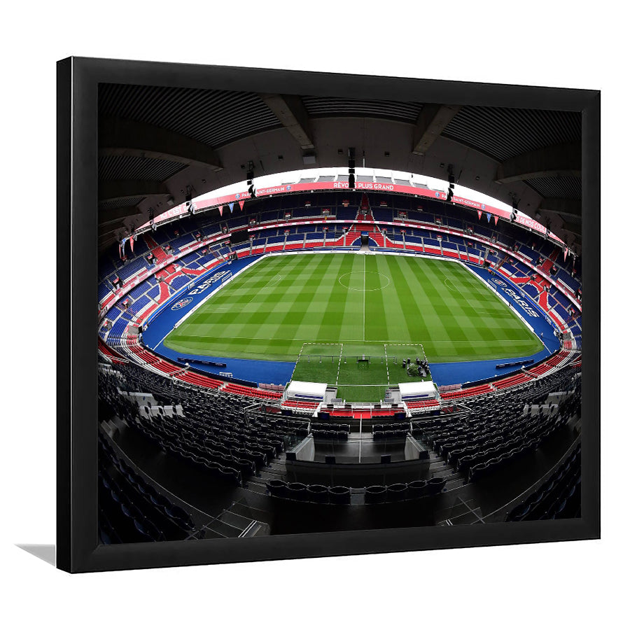 Le Parc des Princes stadium, Stadium Canvas, Sport Art, Gift for him, Framed Art Print Wall Decor, Picture Framed