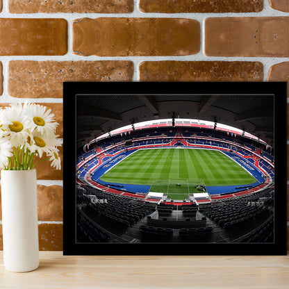 Le Parc des Princes stadium, Stadium Canvas, Sport Art, Gift for him, Framed Art Print Wall Decor, Picture Framed