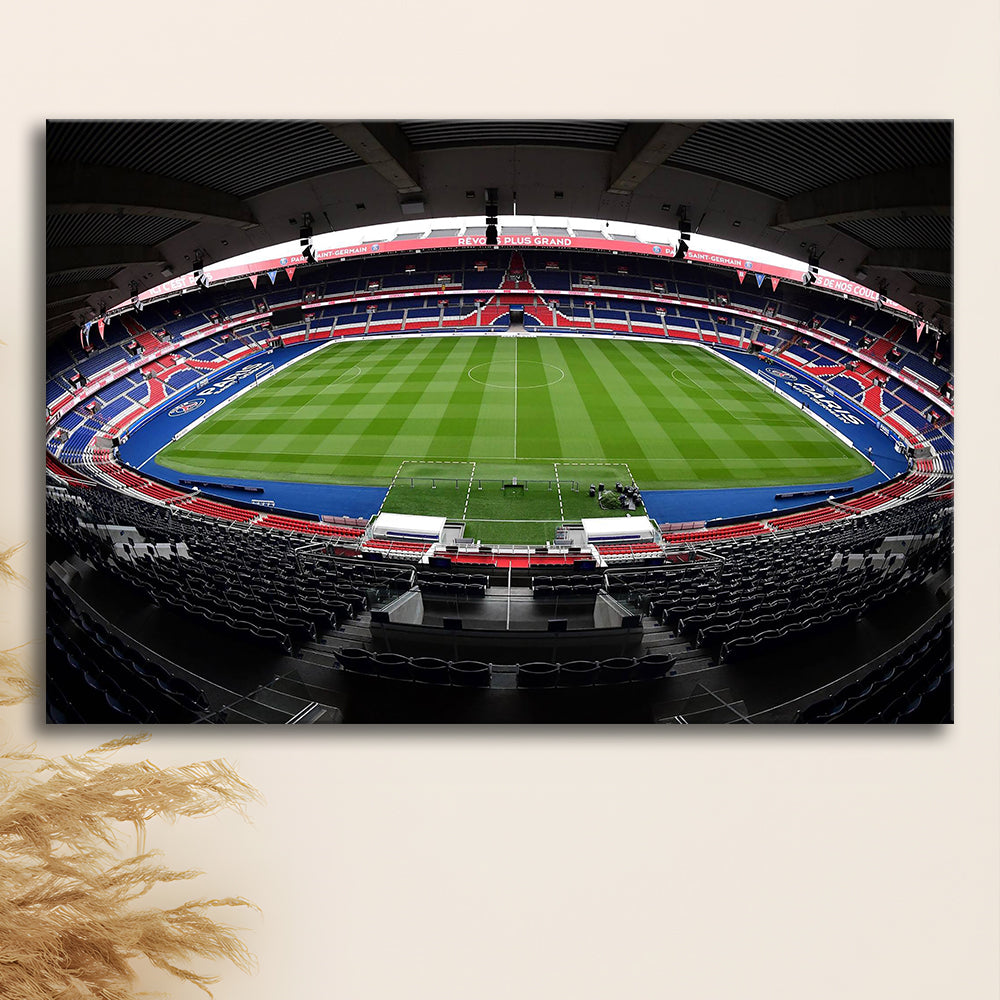 Le Parc des Princes stadium, Stadium Canvas, Sport Art, Gift for him, Man Cave Decor, Art Print, Canvas Print Wall Art