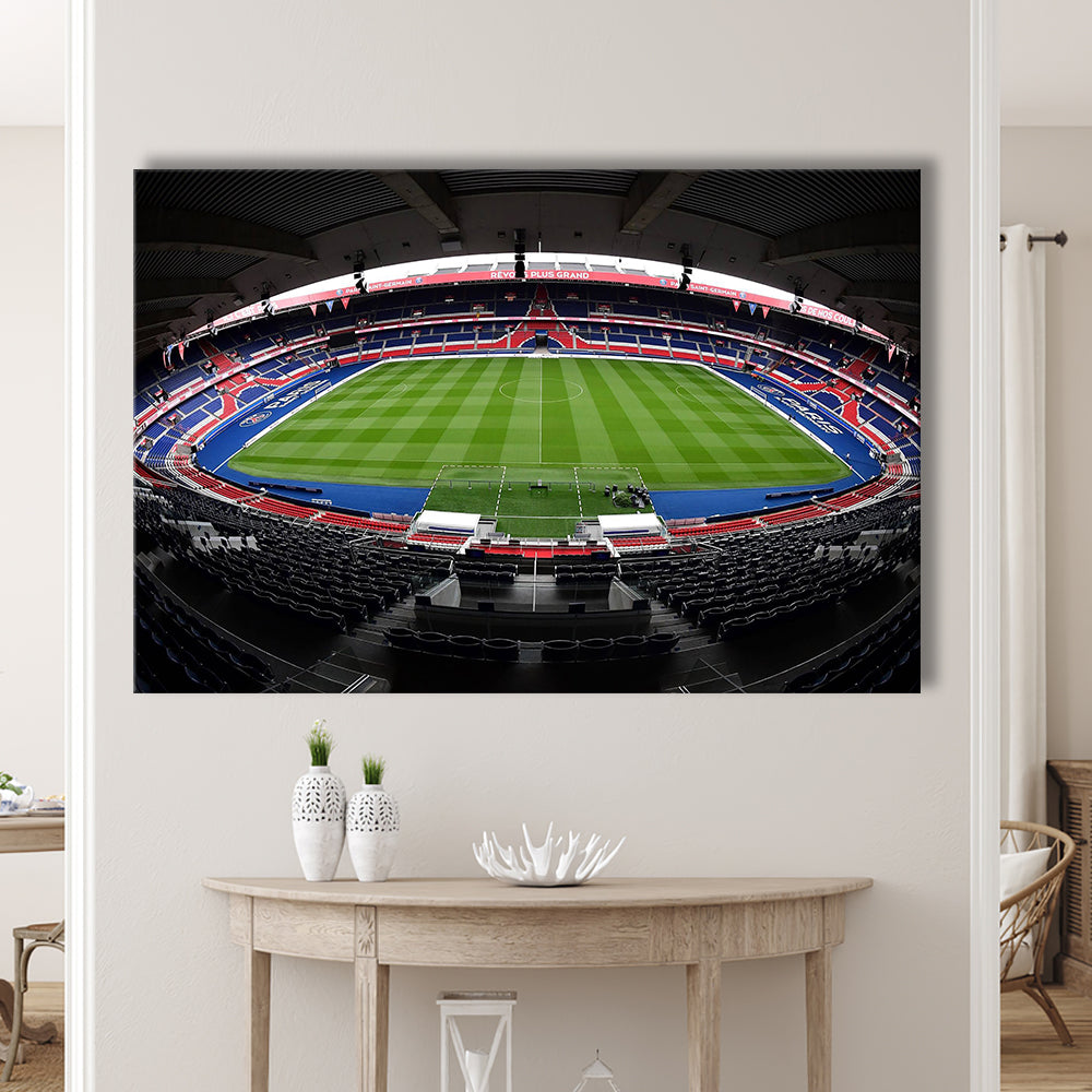Le Parc des Princes stadium, Stadium Canvas, Sport Art, Gift for him, Man Cave Decor, Art Print, Canvas Print Wall Art