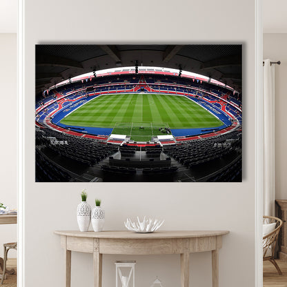 Le Parc des Princes stadium, Stadium Canvas, Sport Art, Gift for him, Man Cave Decor, Art Print, Canvas Print Wall Art