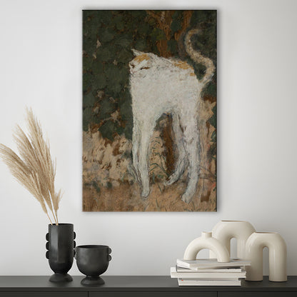 Le Chat Blanc 1894 By Pierre Bonnard Print, The White Cat Print, Canvas Print, Canvas Decor
