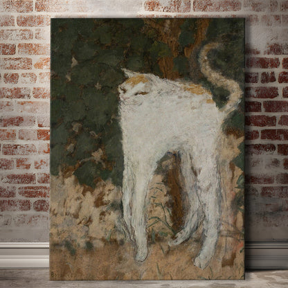 Le Chat Blanc 1894 By Pierre Bonnard Print, The White Cat Print, Canvas Print, Canvas Decor