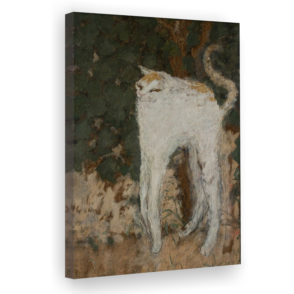 Le Chat Blanc 1894 By Pierre Bonnard Print, The White Cat Print, Canvas Print, Canvas Decor