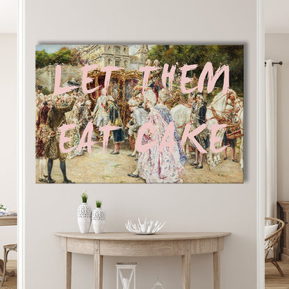 Let Them Eat Cake Rococo, Canvas Art Decor Print, Painting Art, Canvas Print Wall Art Home Decor