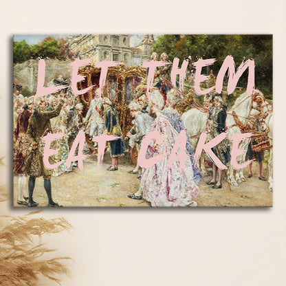 Let Them Eat Cake Rococo, Canvas Art Decor Print, Painting Art, Canvas Print Wall Art Home Decor