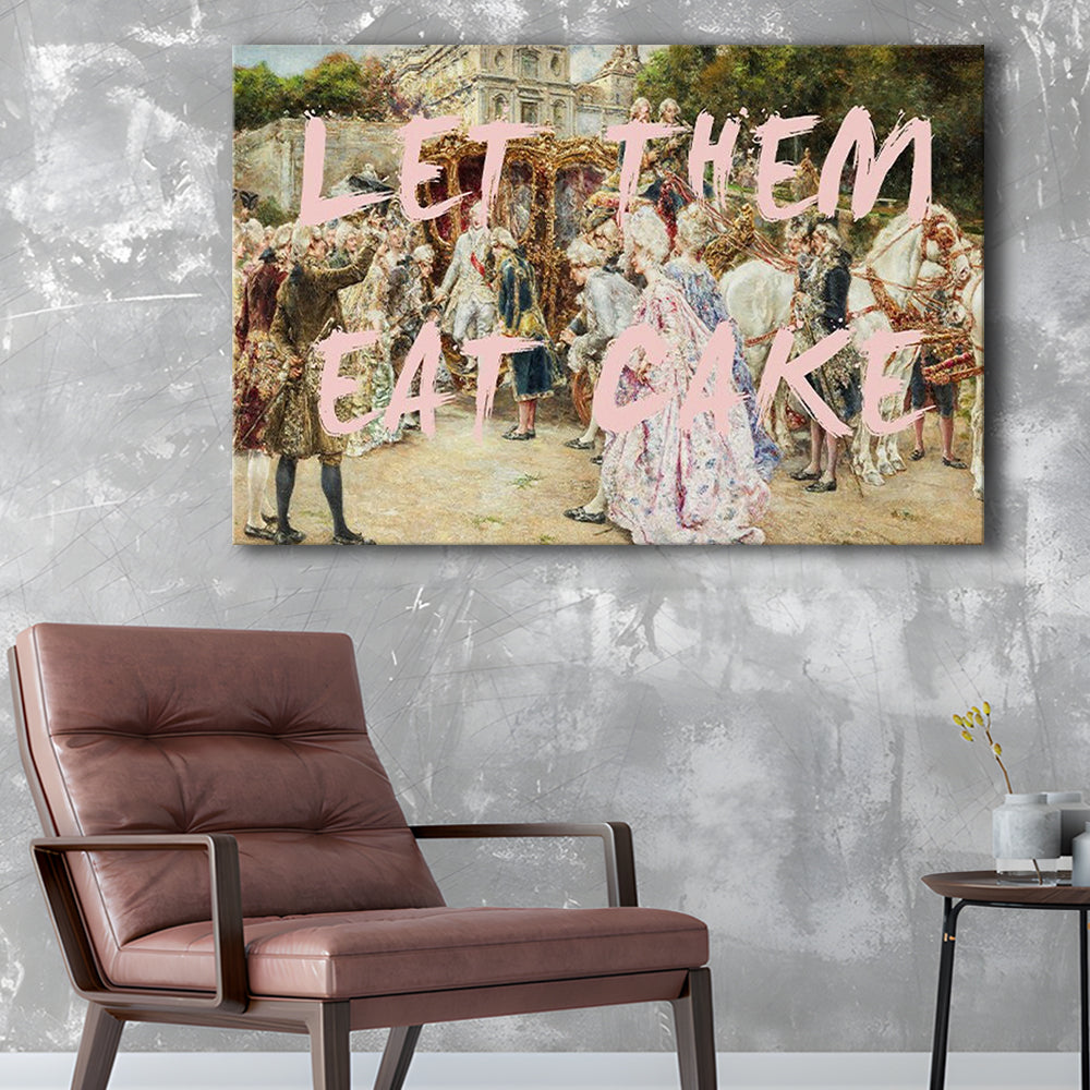 Let Them Eat Cake Rococo, Canvas Art Decor Print, Painting Art, Canvas Print Wall Art Home Decor