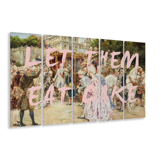 Let Them Eat Cake Rococo, Canvas Art Print, Painting Art, Multi Panels Canvas Print Wall Art