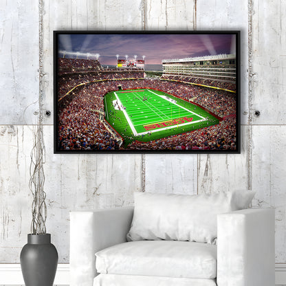 Levis Stadium, Stadium Canvas, Sport Art, Framed Canvas Print Wall Art, Floating Frame