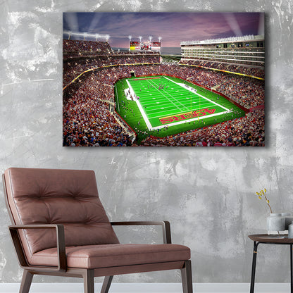 Levis Stadium, Stadium Canvas, Sport Art, Gift for him, Man Cave Decor, Art Print, Canvas Print Wall Art