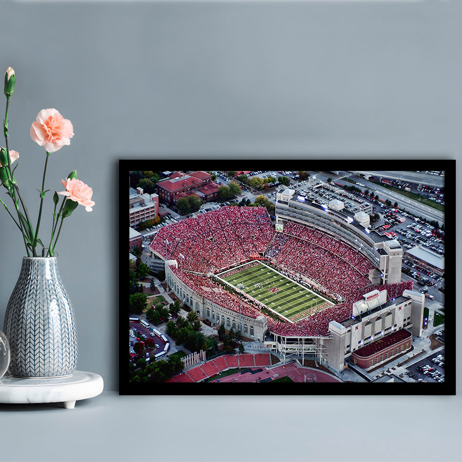 Lincoln memorial stadium, Stadium Canvas, Sport Art, Gift for him, Framed Art Print Wall Decor, Picture Framed