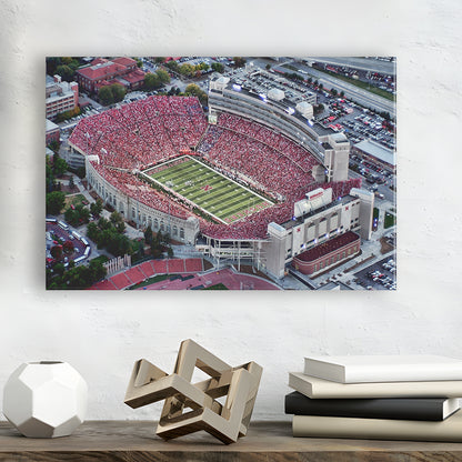 Lincoln memorial stadium, Stadium Canvas, Sport Art, Gift for him, Man Cave Decor, Art Print, Canvas Print Wall Art