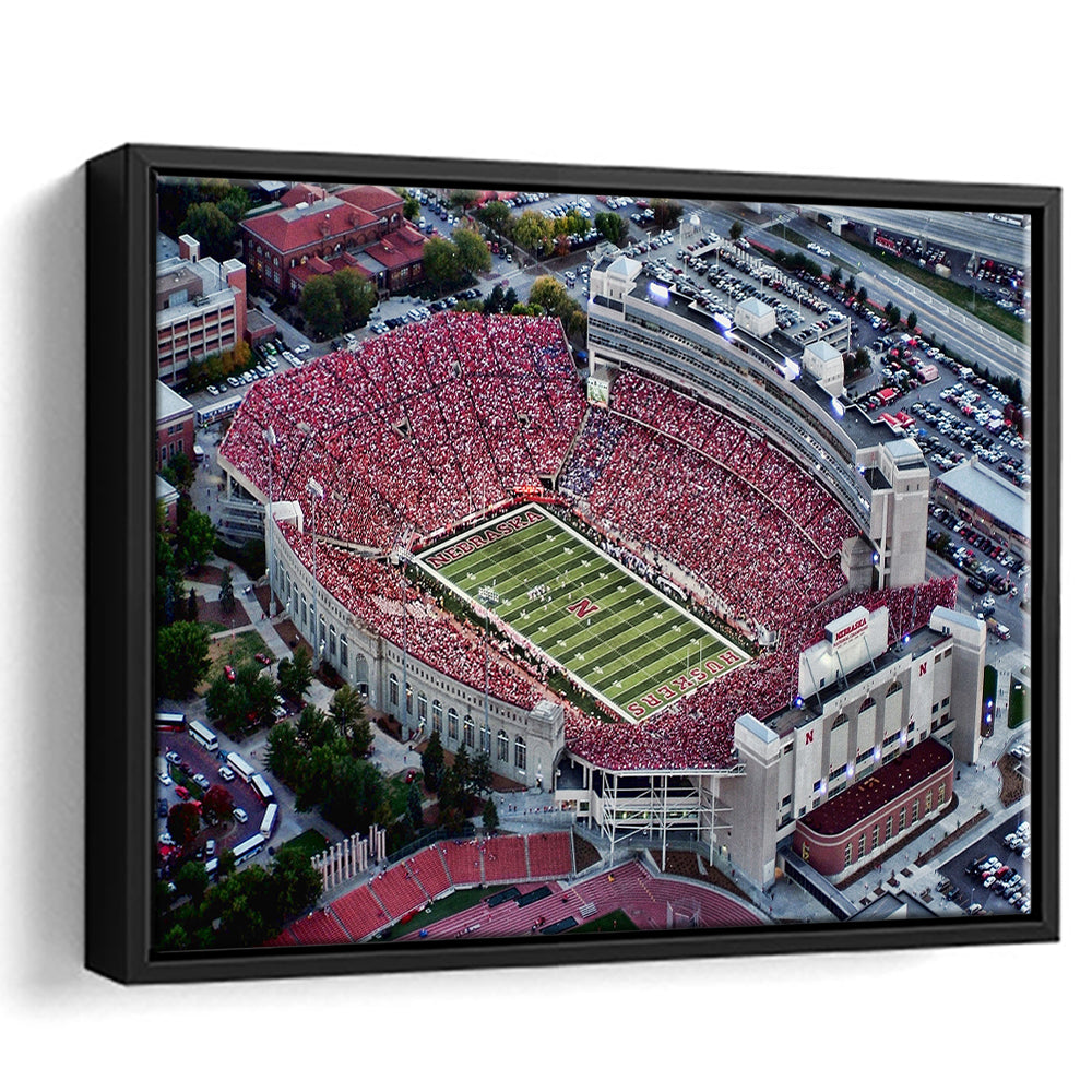 Lincoln memorial stadium, Stadium Canvas, Sport Art, Framed Canvas Print Wall Art, Floating Frame