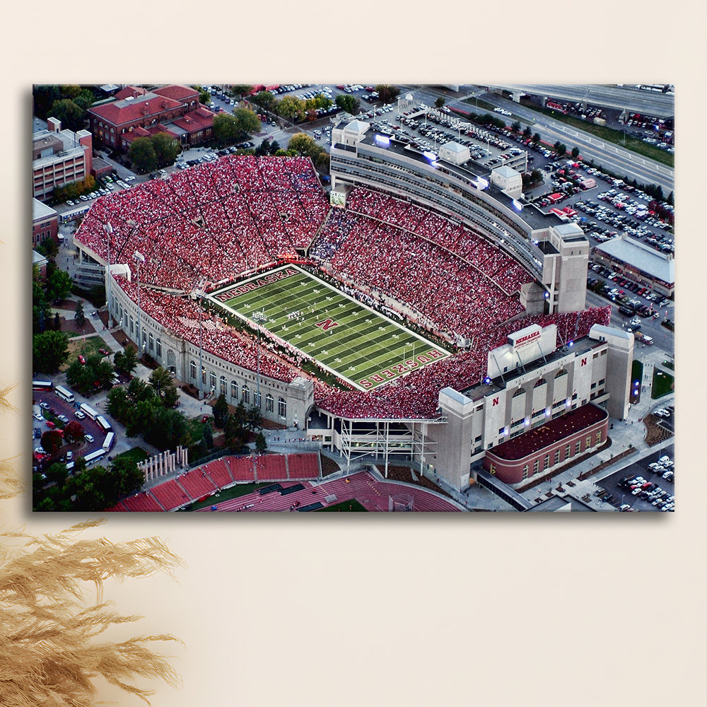 Lincoln memorial stadium, Stadium Canvas, Sport Art, Gift for him, Man Cave Decor, Art Print, Canvas Print Wall Art
