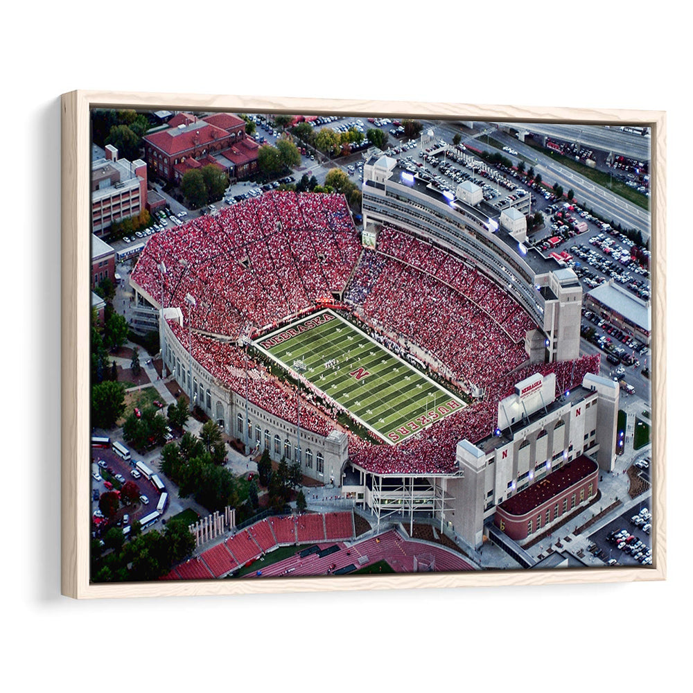 Lincoln memorial stadium, Stadium Canvas, Sport Art, Framed Canvas Print Wall Art, Floating Frame