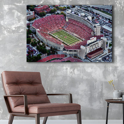 Lincoln memorial stadium, Stadium Canvas, Sport Art, Gift for him, Man Cave Decor, Art Print, Canvas Print Wall Art