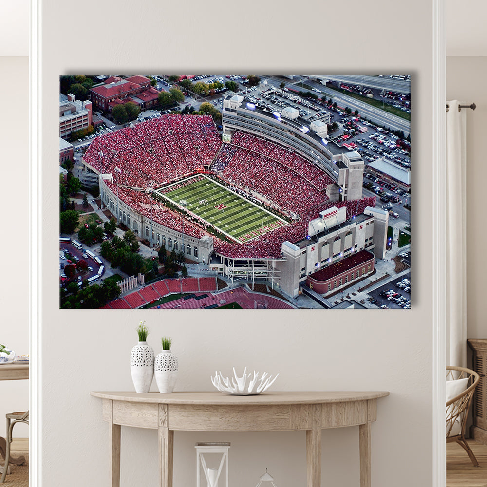 Lincoln memorial stadium, Stadium Canvas, Sport Art, Gift for him, Man Cave Decor, Art Print, Canvas Print Wall Art