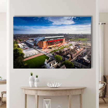 Liverpool Fc Anfield Stadium, Stadium Canvas, Sport Art, Gift for him, Man Cave Decor, Art Print, Canvas Print Wall Art