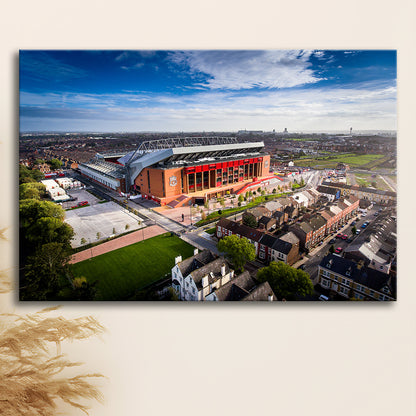 Liverpool Fc Anfield Stadium, Stadium Canvas, Sport Art, Gift for him, Man Cave Decor, Art Print, Canvas Print Wall Art