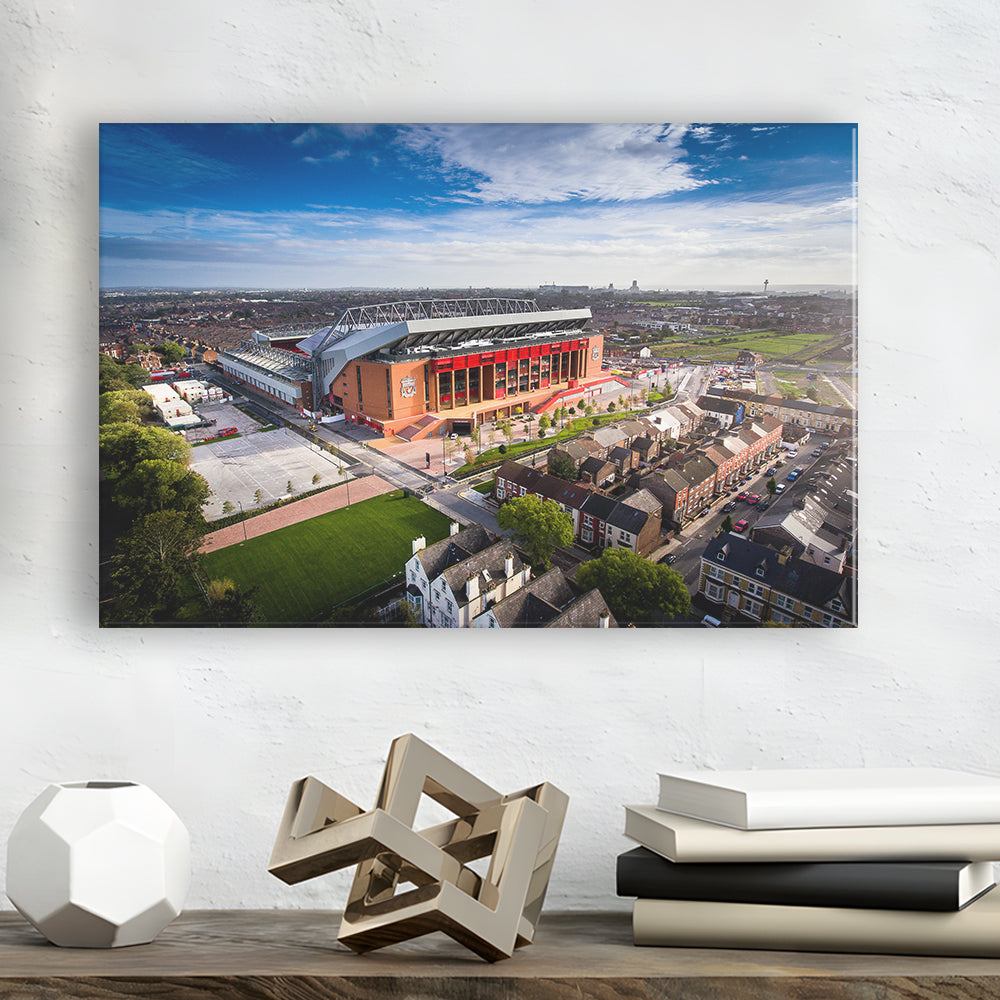 Liverpool Fc Anfield Stadium, Stadium Canvas, Sport Art, Gift for him, Man Cave Decor, Art Print, Canvas Print Wall Art