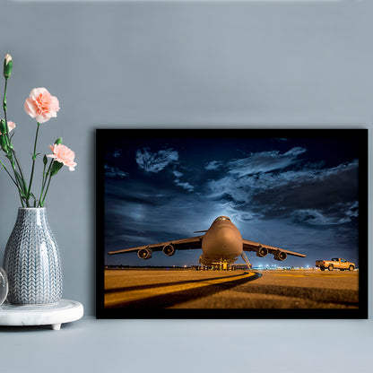 Lockheed C 5 Galaxy Plane Art Set Wall Art Prints, Heavy Aviation Artwork, Framed Art Print, Picture Framed