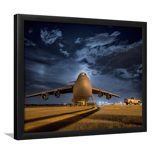 Lockheed C 5 Galaxy Plane Art Set Wall Art Prints, Heavy Aviation Artwork, Framed Art Print, Picture Framed