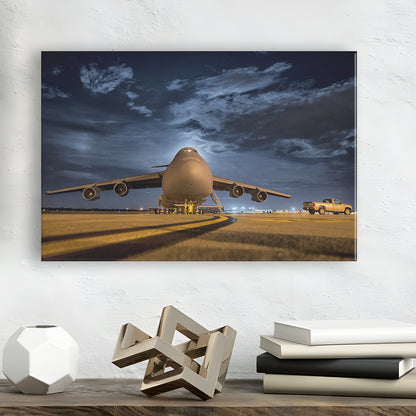 Lockheed C 5 Galaxy Plane Canvas Set Wall Art Prints, Heavy Aviation Artwork, Cavas Print Wall Art Hom Decor