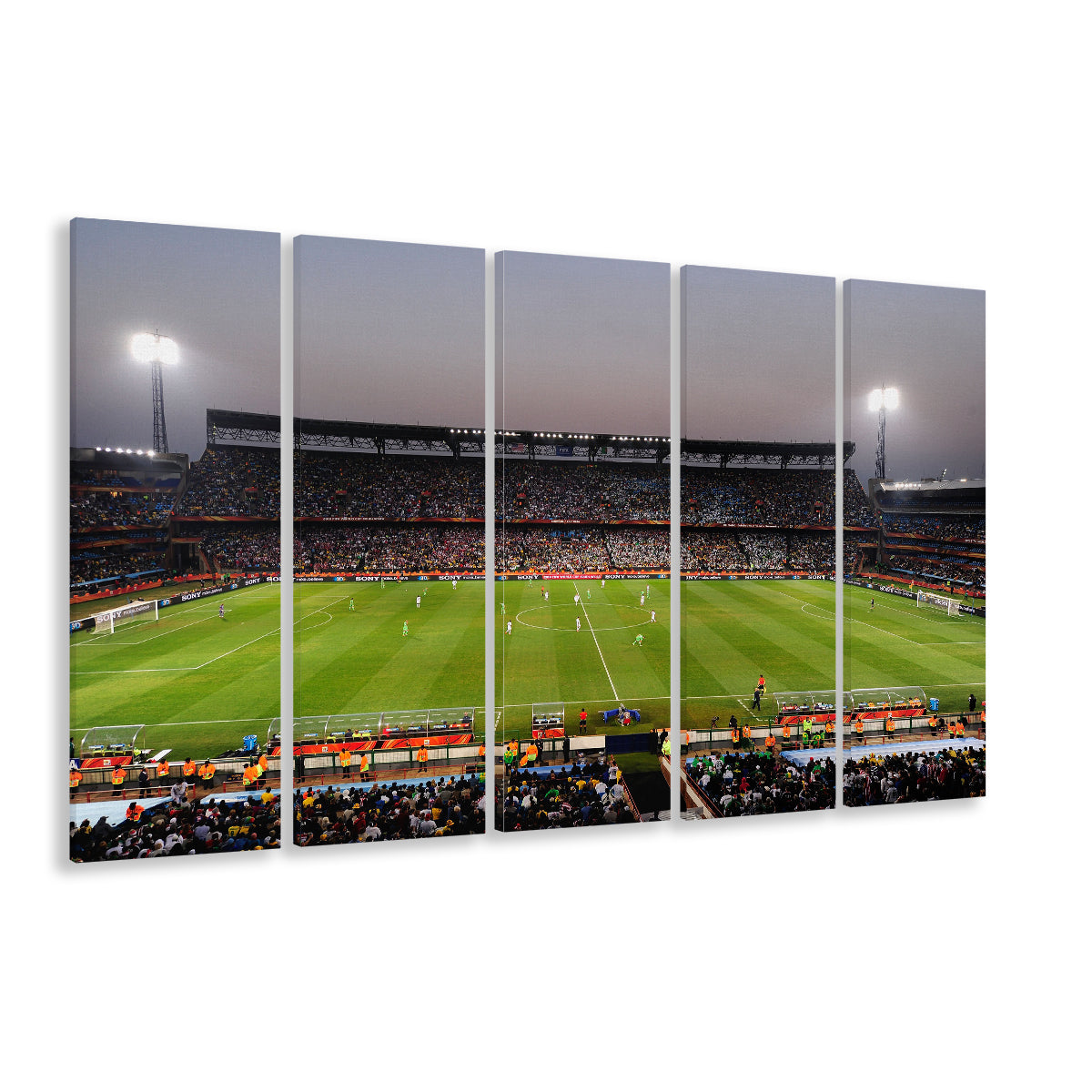 Loftus Versfeld Stadium, Stadium Canvas, Sport Art, 5 Panel B, Extra Large Canvas, Canvas Print Wall Art