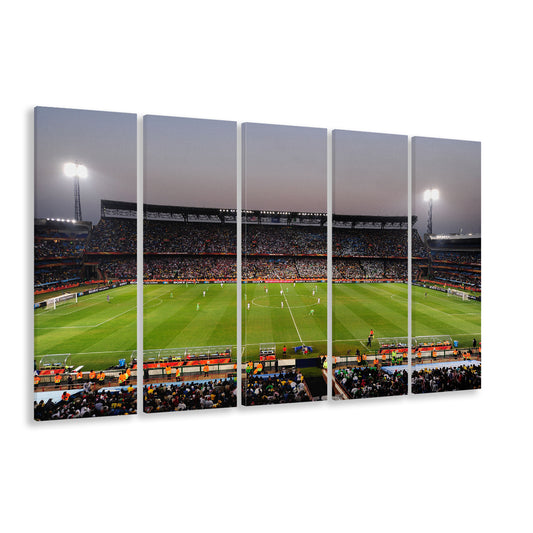 Loftus Versfeld Stadium, Stadium Canvas, Sport Art, 5 Panel B, Extra Large Canvas, Canvas Print Wall Art