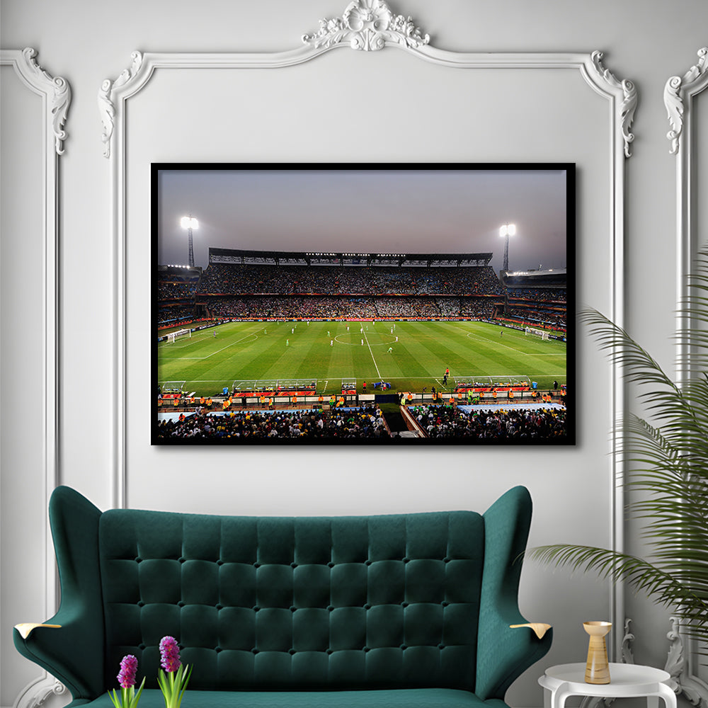Loftus Versfeld Stadium, Stadium Canvas, Sport Art, Gift for him, Framed Art Print Wall Decor, Picture Framed