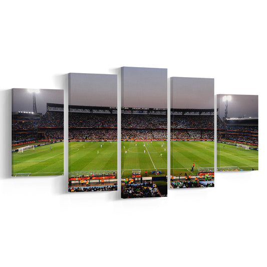 Loftus Versfeld Stadium, Stadium Canvas, Sport Art, Gift for him, 5 Panel, Large Canvas, Canvas Print Wall Art