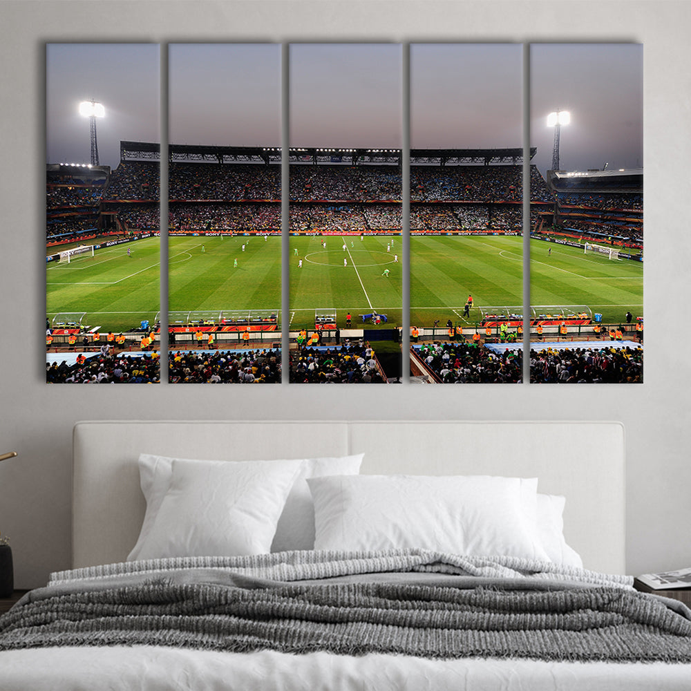 Loftus Versfeld Stadium, Stadium Canvas, Sport Art, 5 Panel B, Extra Large Canvas, Canvas Print Wall Art