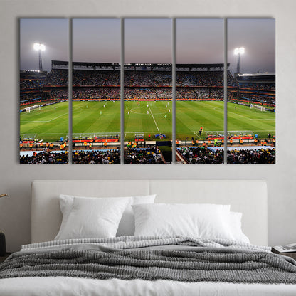 Loftus Versfeld Stadium, Stadium Canvas, Sport Art, 5 Panel B, Extra Large Canvas, Canvas Print Wall Art