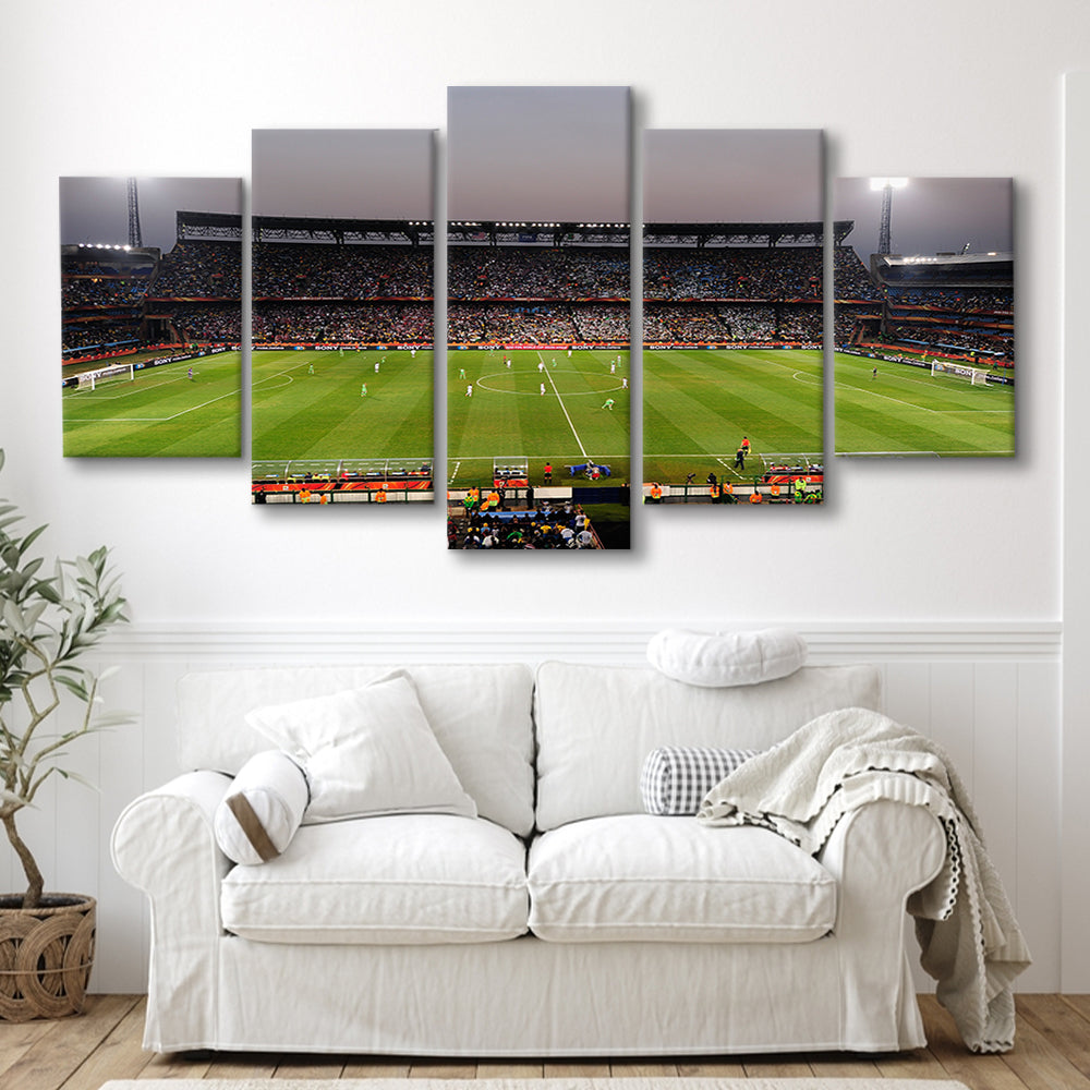 Loftus Versfeld Stadium, Stadium Canvas, Sport Art, Gift for him, 5 Panel, Large Canvas, Canvas Print Wall Art