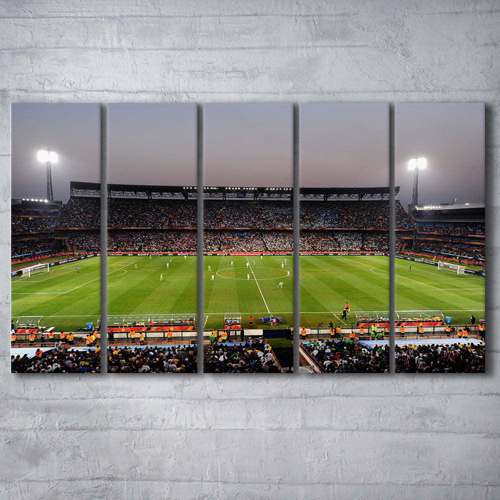 Loftus Versfeld Stadium, Stadium Canvas, Sport Art, 5 Panel B, Extra Large Canvas, Canvas Print Wall Art