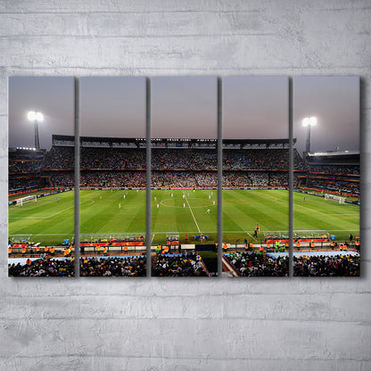 Loftus Versfeld Stadium, Stadium Canvas, Sport Art, 5 Panel B, Extra Large Canvas, Canvas Print Wall Art