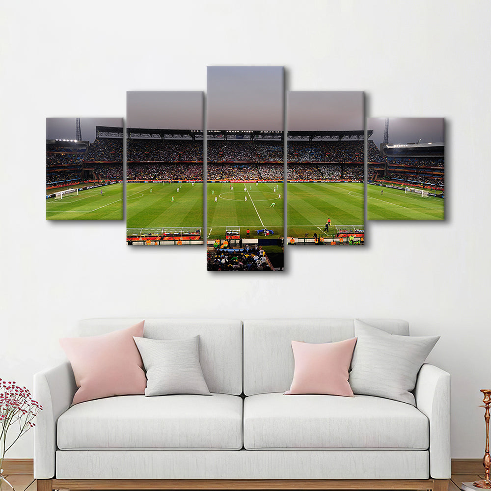 Loftus Versfeld Stadium, Stadium Canvas, Sport Art, Gift for him, 5 Panel, Large Canvas, Canvas Print Wall Art