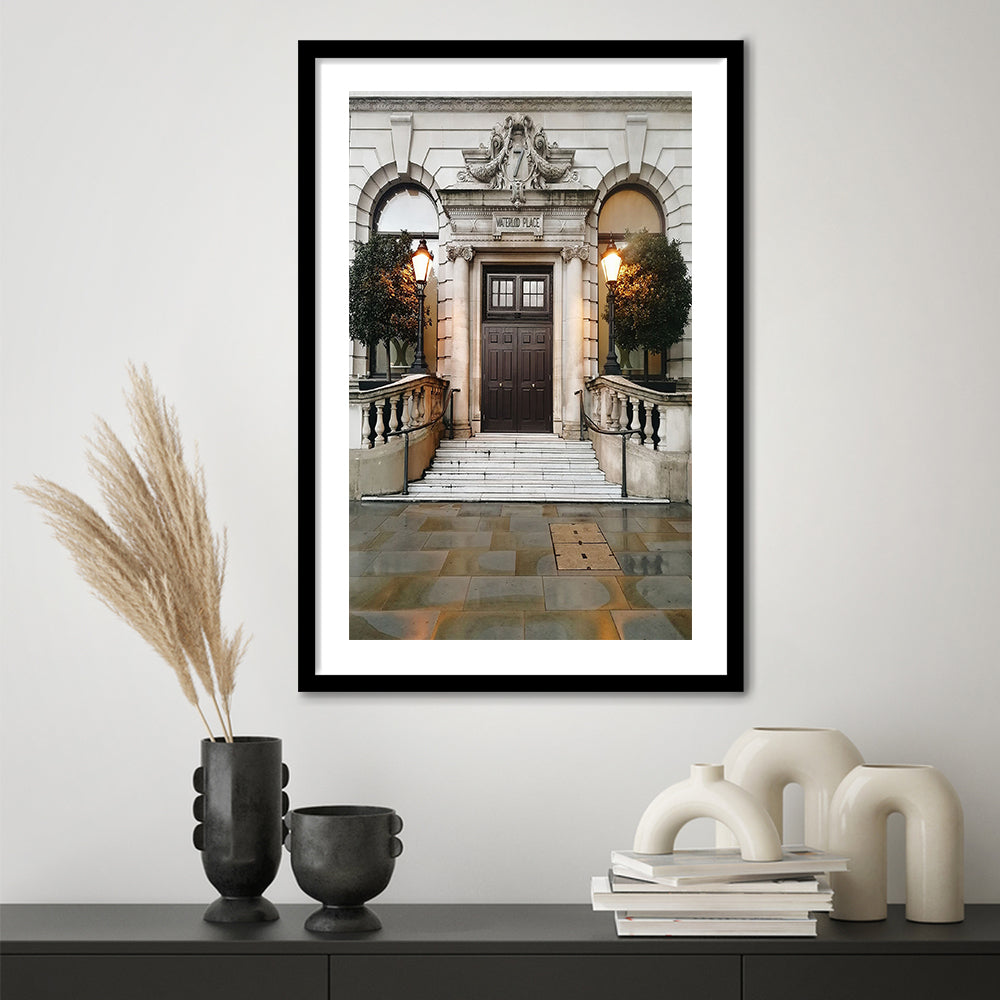London Door Print, London Photography Print, Wall Art, Framed Art Prints White Border Wall Decor